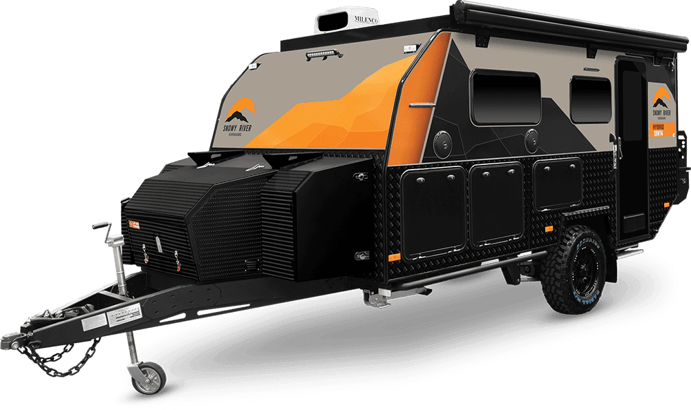 Snowy River SRH-14 off-road hybrid caravan