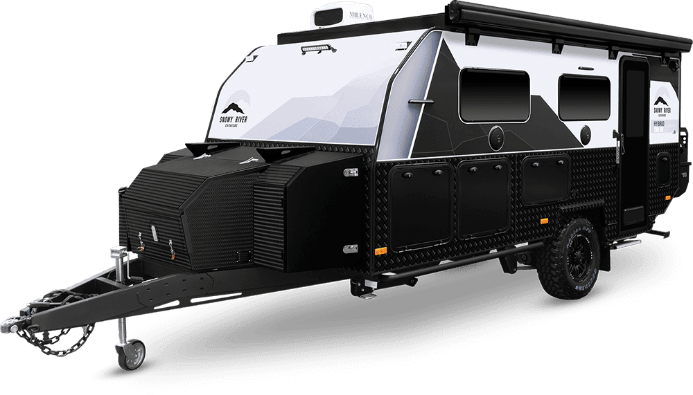 Snowy River SRH-15F hybrid family caravan