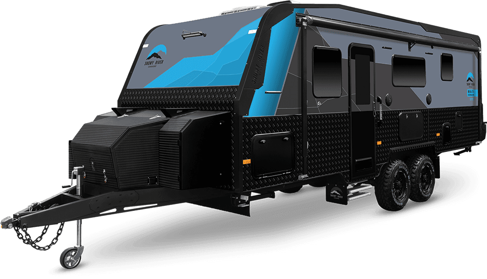 Snowy River SRT-22F multi-terrain family caravan